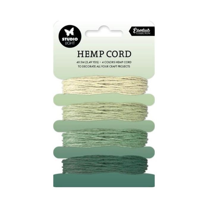 Studio Light Hemp Cord "Shades of green" SL-ES-RIB08