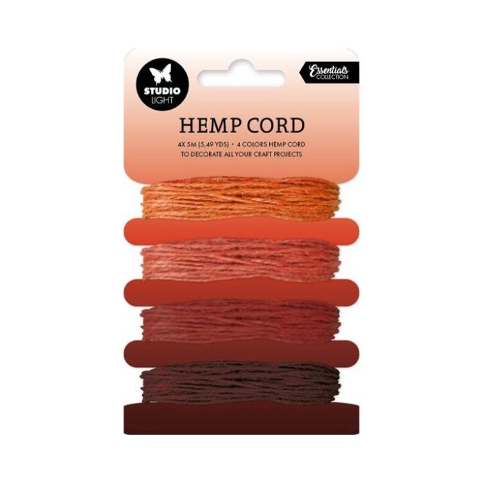 Studio Light Hemp Cord "Shades of Orange" SL-ES-RIB13