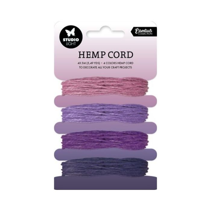 Studio Light Hemp Cord "Shades of purple" SL-ES-RIB16