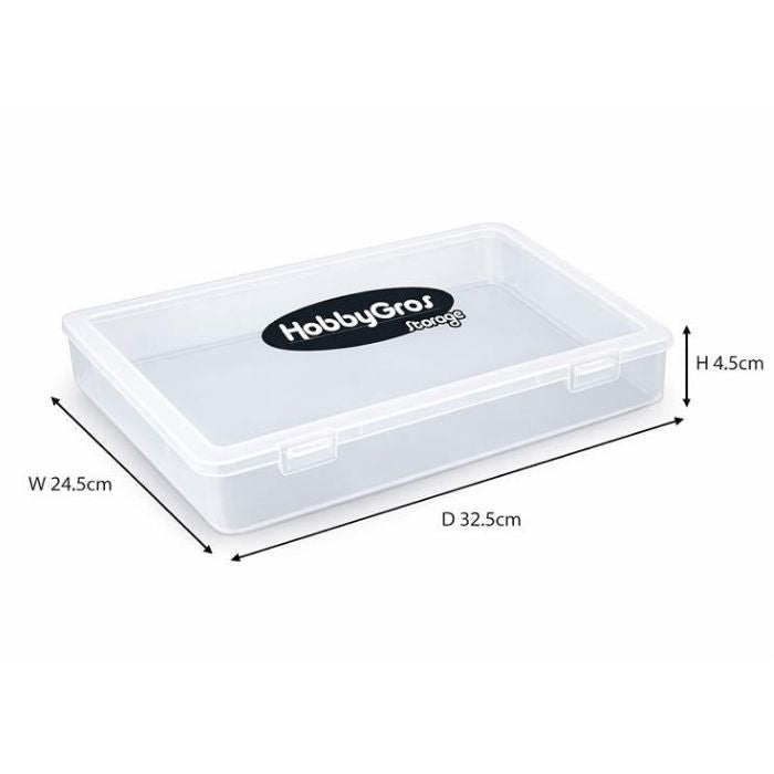 HobbyGros Storage "Plastic Storage Box - A4" SS137
