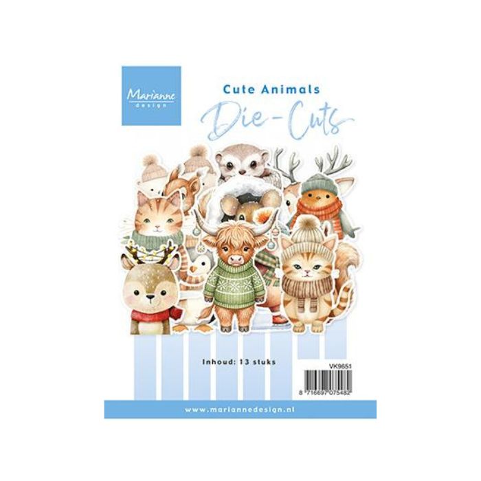 Marianne Design Die-Cuts "Cute Animals" VK9651