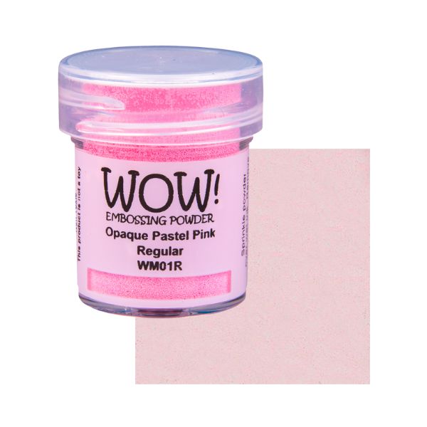 WOW! Embossing Powder "Opaque Pastel Colours - Pastel Pink - Regular" WM01R