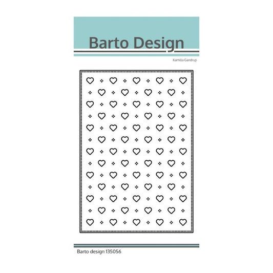 Barto Design Dies "A6 Backcover - Hearts"