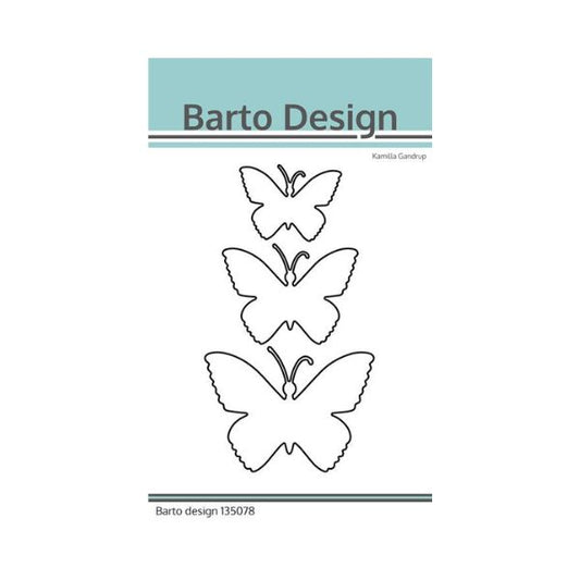 Barto Design Dies "Solid Butterfly"