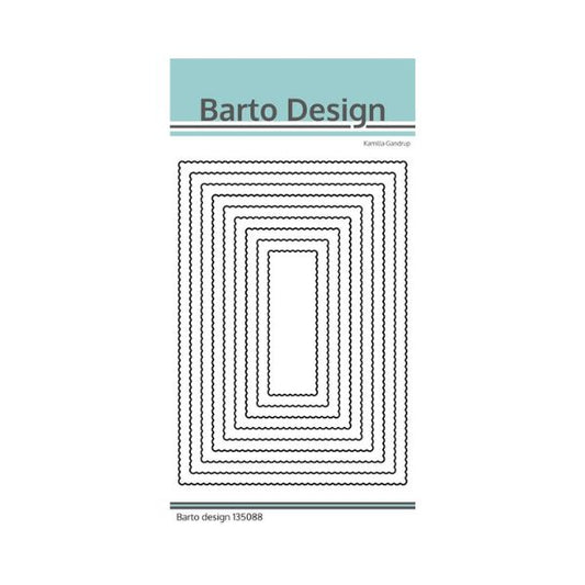 Barto Design Dies "Scalloped Rectangle"