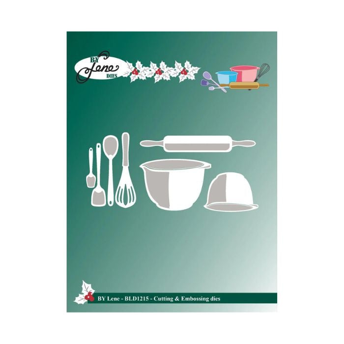 By Lene dies "Baking Equipment #1" BLD1215