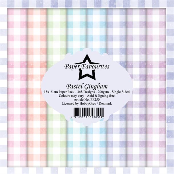 Paper Favourites Paper Pack "Pastel Gingham" PF250