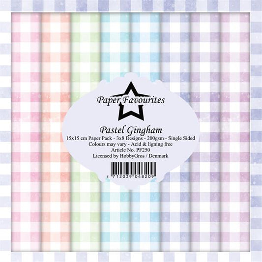 Paper Favourites Paper Pack "Pastel Gingham" PF250