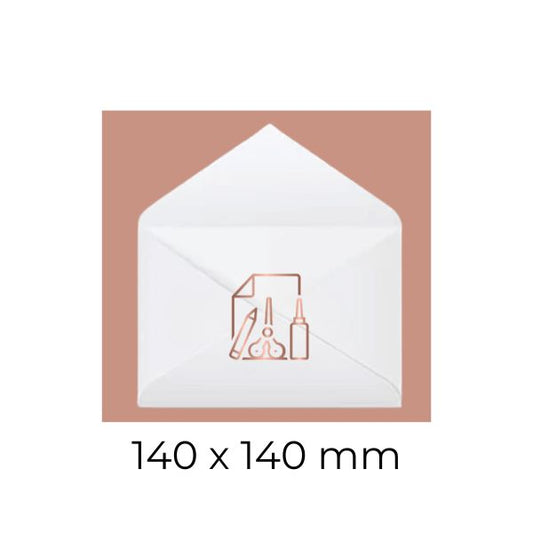 Kuverter 140x140mm