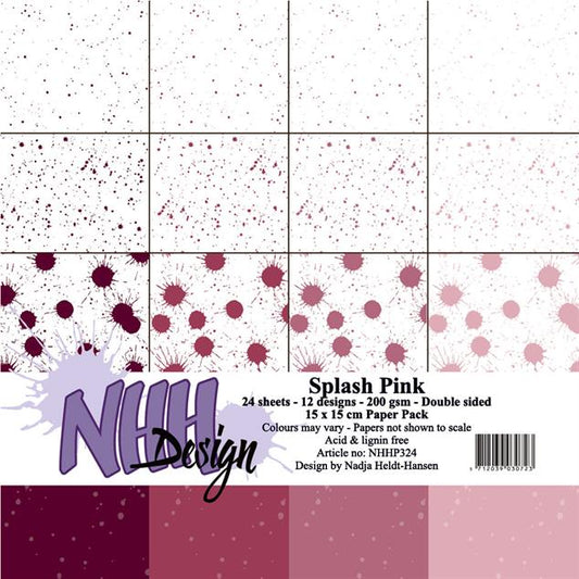 NHH Paperpad 15x15 cm "Splash Pink" NHHP324