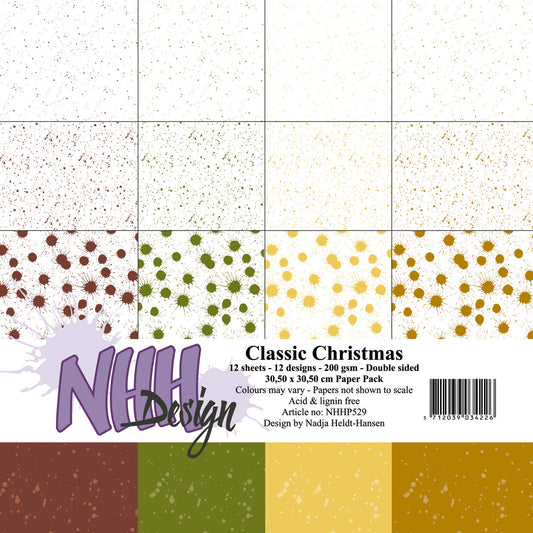 301529 NHH Paperpad 30,5x30,5cm "Classic Christmas" NHHP529