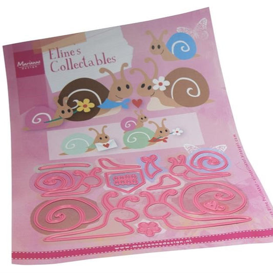 Marianne Design dies "Eline's Snail Family" COL1526