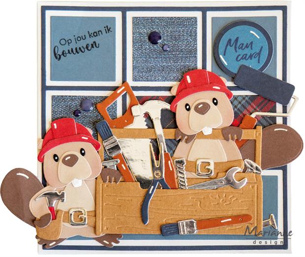 Marianne Design dies "Eline's animals - Bever" COL1590