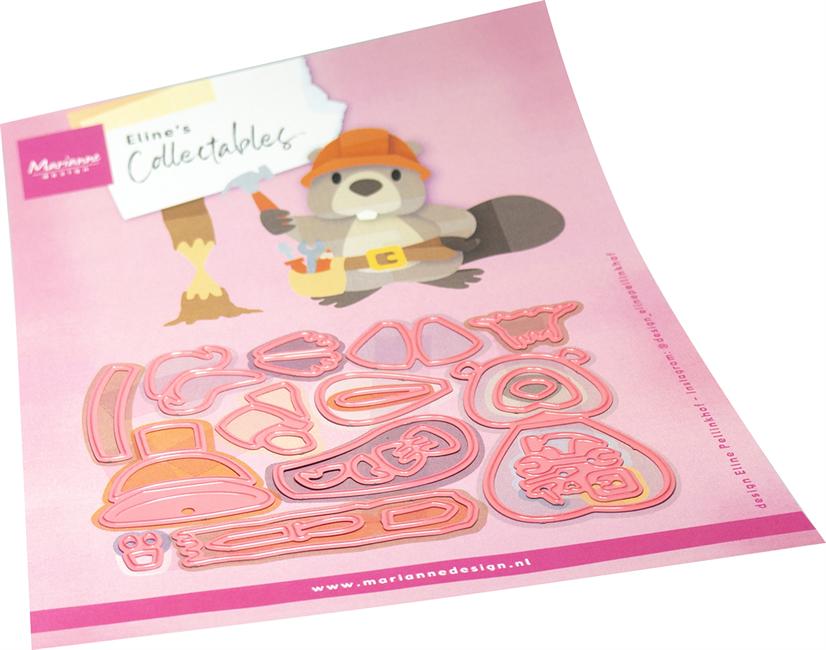 Marianne Design dies "Eline's animals - Bever" COL1590