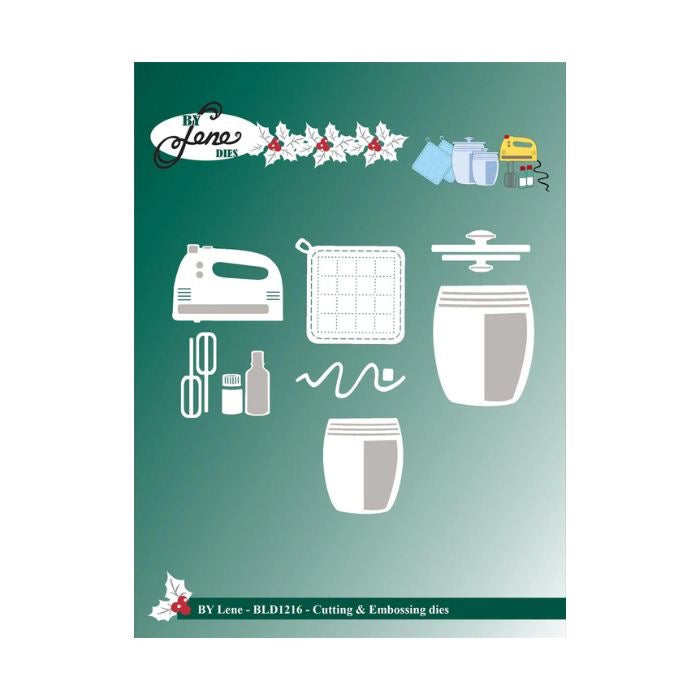 By Lene dies "Baking Equipment #2" BLD1216