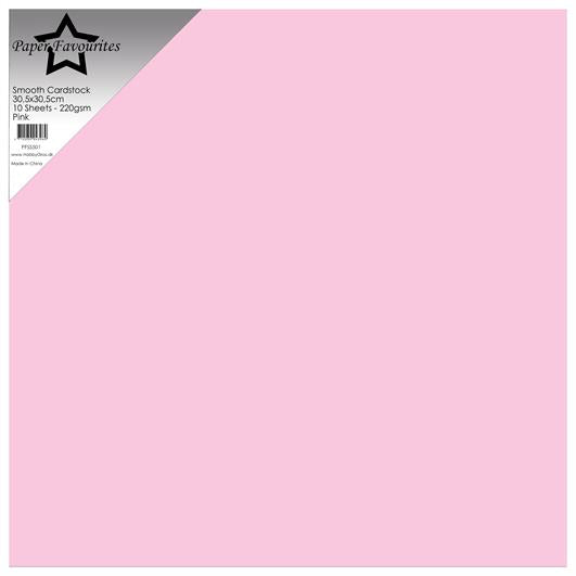Paper Favourites Smooth Cardstock "Pink" PFSS501