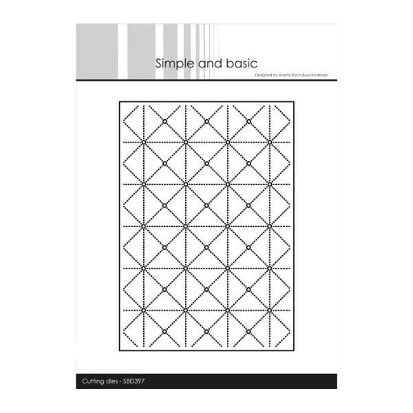 Simple and Basic die "A6 - Diagonal Stripes" SBD397