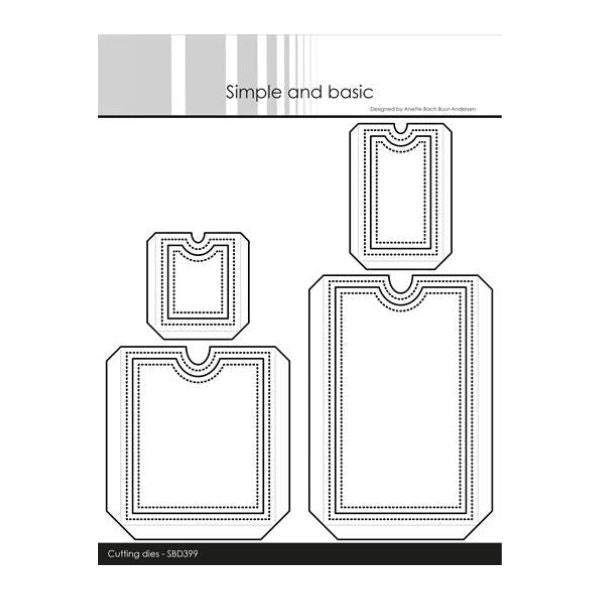 Simple and Basic die "Pockets for tags - Add-on for #SBD398" SBD399
