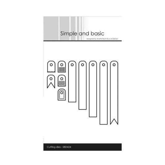 Simple and Basic die "Narrow Tags"