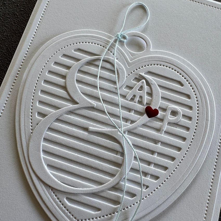 Simple and Basic die "Alphabet on a stick" SBD566