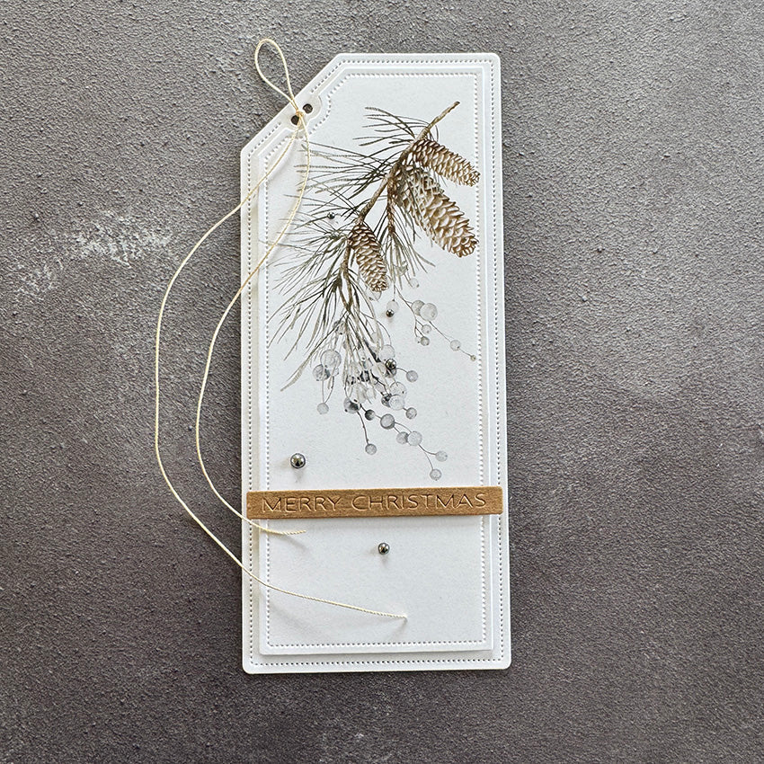 Simple and Basic Design Papers "Silver Christmas" SBP552