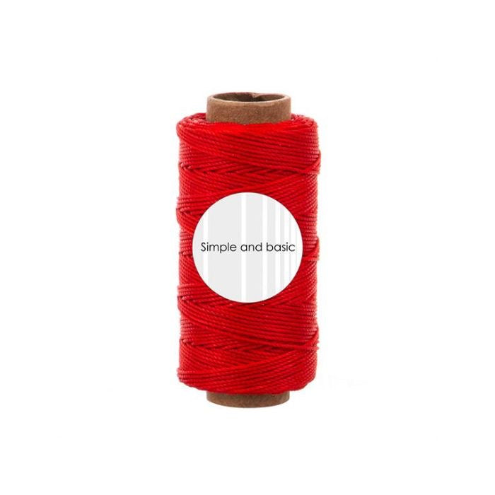 Simple and basic Polyester Thread "Bright red" SBA708
