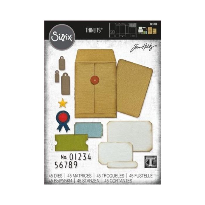 SIZZIX/TIM HOLTZ THINLITS DIE "Collector"