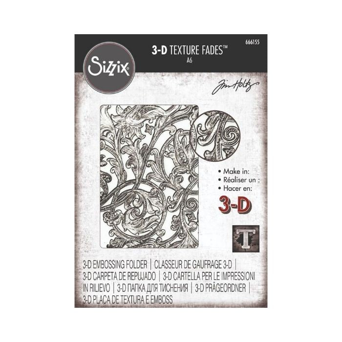 Sizzix/Tim Holtz 3D Embossingfolder "Entangled"