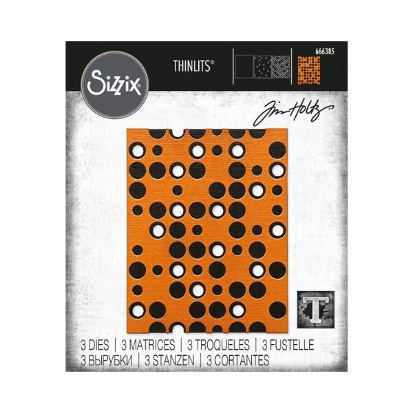 Sizzix/Stacey Park Sizzix/Tim Holtz Thinlits Die "Layered Dots"