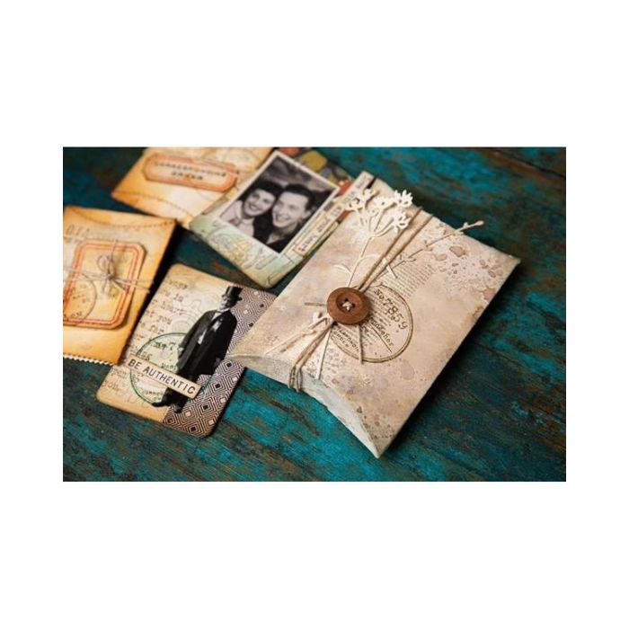Sizzix/Tim Holtz Thinlits Die "Vault - Pillow Box + Bag"