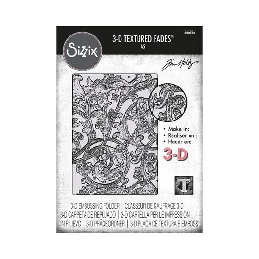 Sizzix/Tim Holtz 3D Embossing Folder "Vault - Entangled Large"