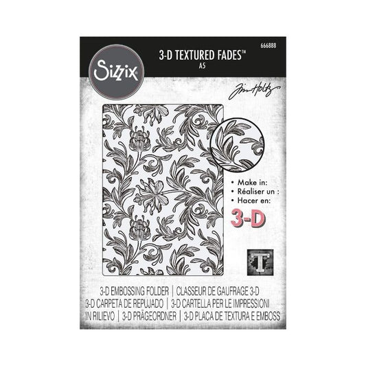 Sizzix/Tim Holtz 3D Embossing Folder "Vault - Botanical Large"