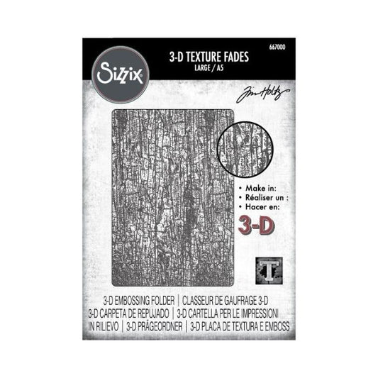Sizzix/Tim Holtz 3D Embossing Folder "Vault - Cracked Large"