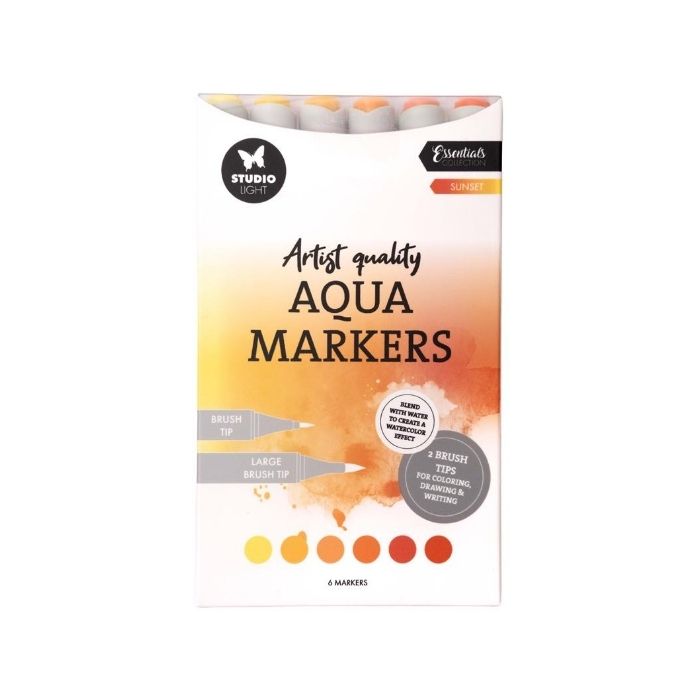 Studio Light Aqua Markers Sunset 6pcs SL-CO-MARK53