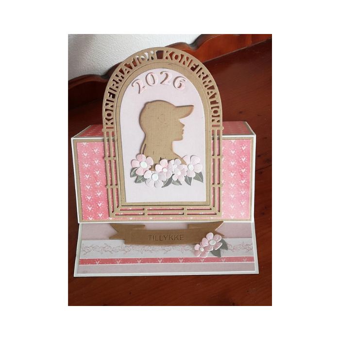 By Lene dies "Konfirmation ramme" BLD1810