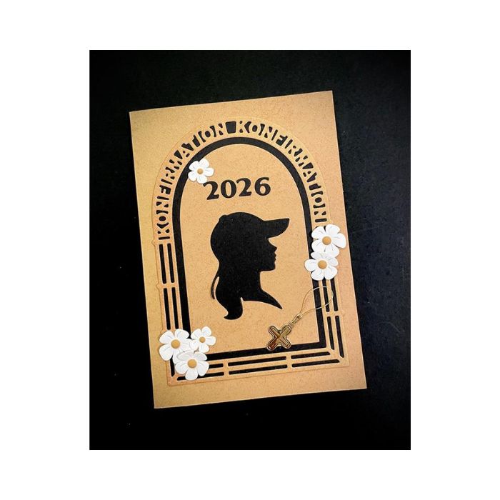 By Lene dies "Konfirmation ramme" BLD1810