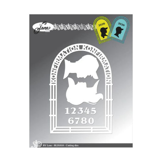 By Lene dies "Konfirmation ramme" BLD1810