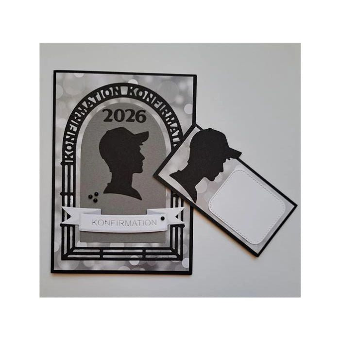 By Lene dies "Konfirmation ramme" BLD1810