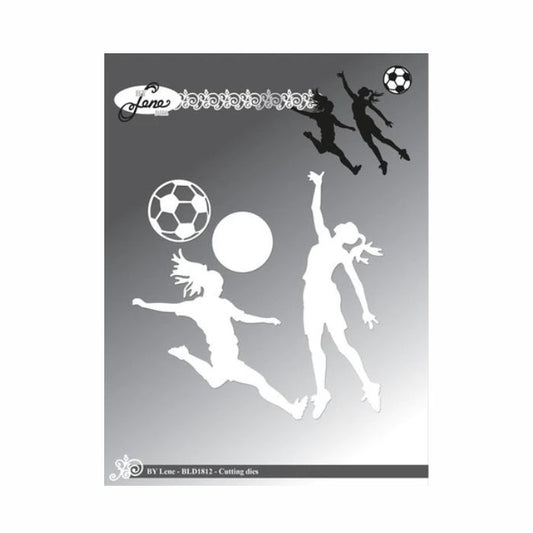 By Lene dies "Girl Silhouette" BLD1812