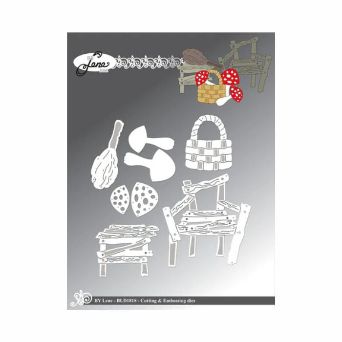 By Lene dies "Accessories for #BLD1816" BLD1818