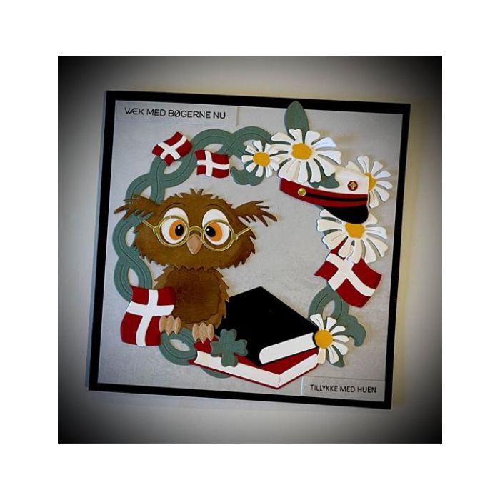 By Lene dies "Flower Wreath" BLD1829