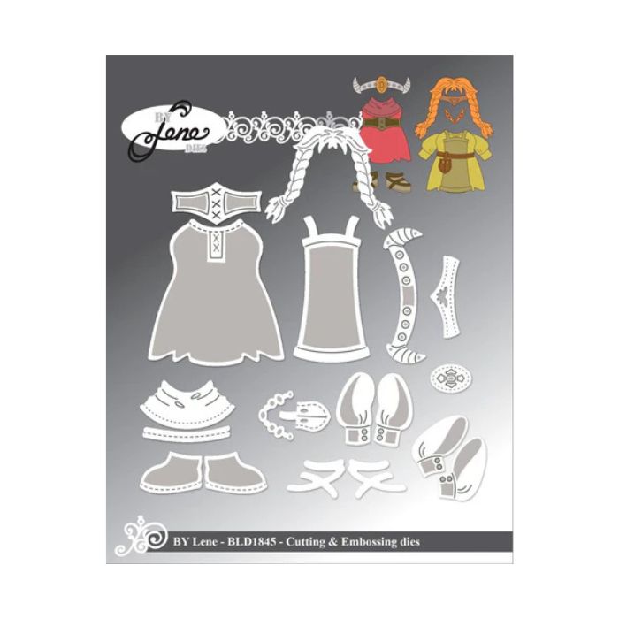 By Lene dies "Accessories for #BLD1844" BLD1845