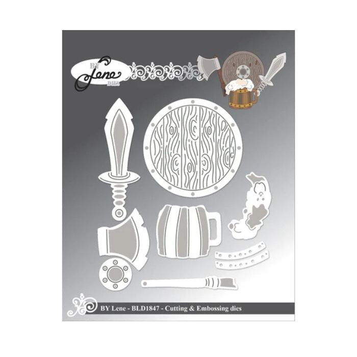 By Lene dies "Accessories for #BLD1844" BLD1847