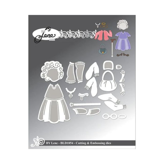 By Lene dies "Accessories for #BLD1853" BLD1854