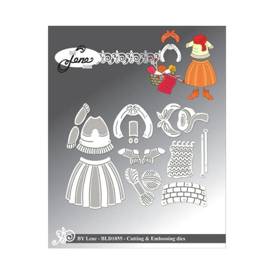By Lene dies "Accessories for #BLD1853" BLD1855