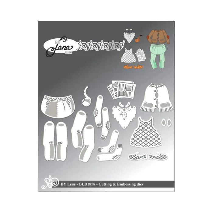 By Lene dies "Accessories for #BLD1856" BLD1858