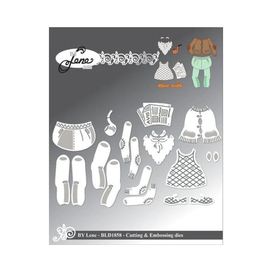By Lene dies "Accessories for #BLD1856" BLD1858