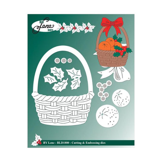 By Lene dies "Christmas basket" BLD1880
