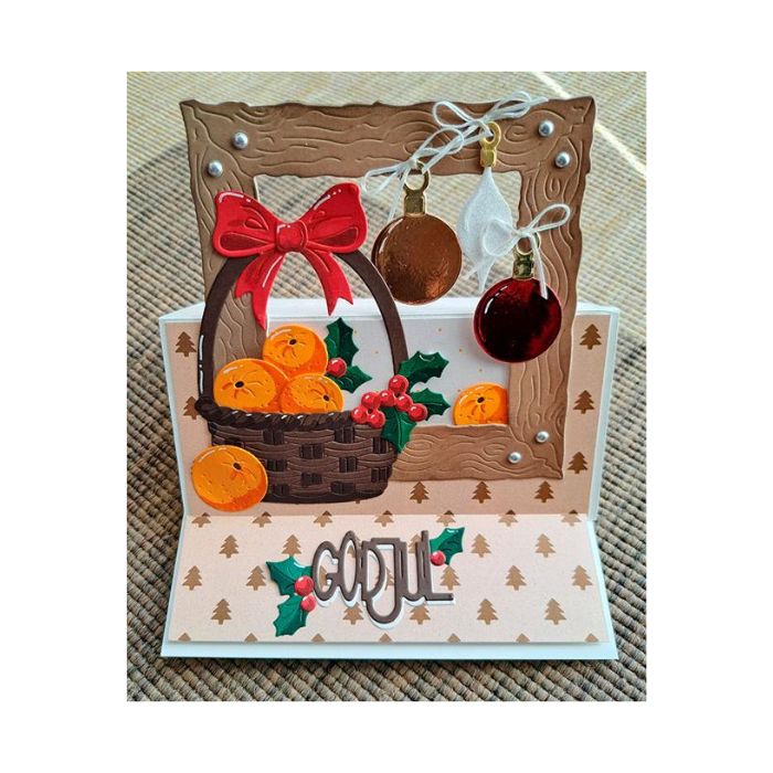 By Lene dies "Christmas basket" BLD1880