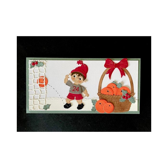 By Lene dies "Christmas basket" BLD1880